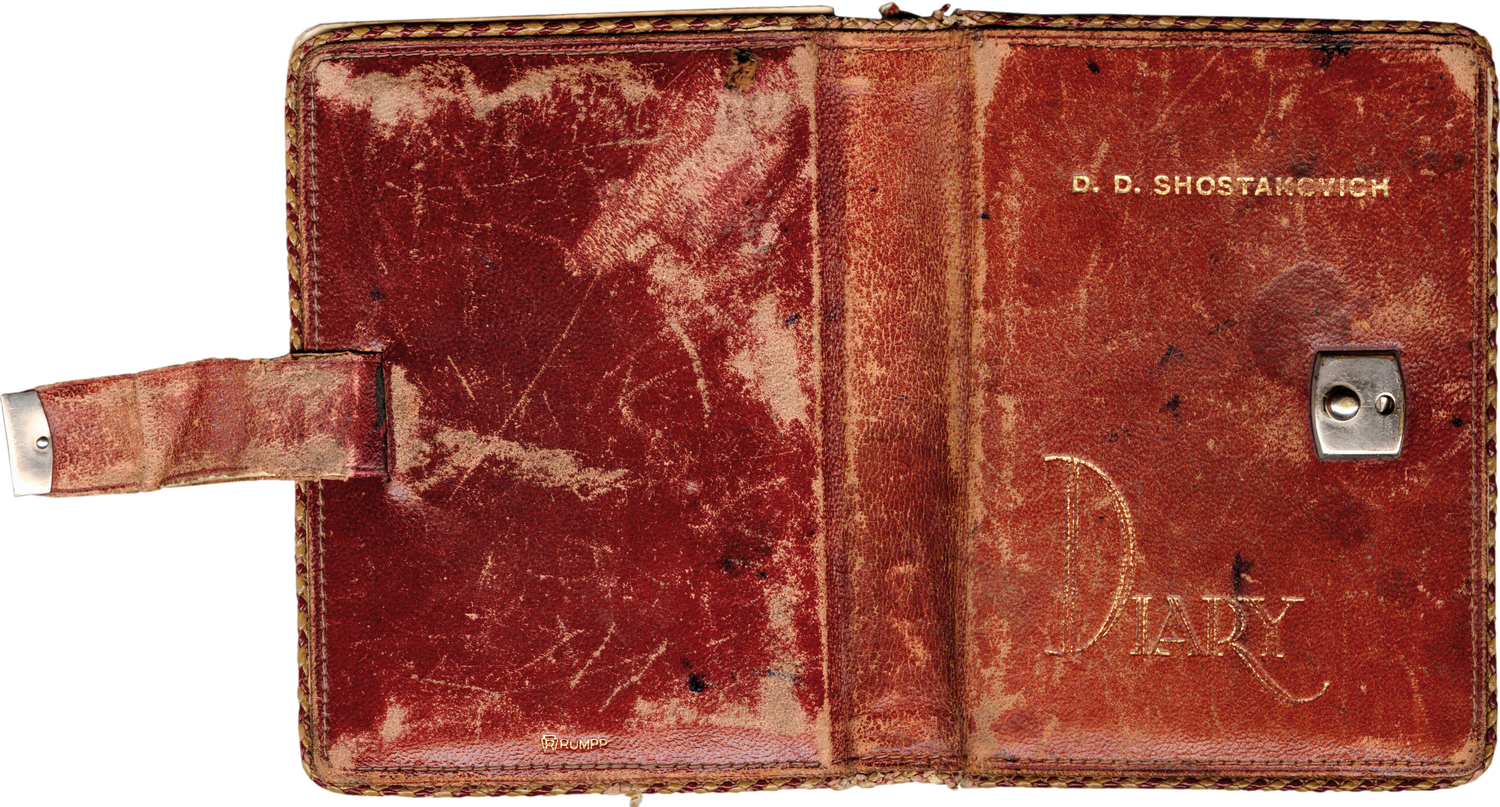 Записная книжка Diary Д. Д. Шостаковича с футбольной статистикой
